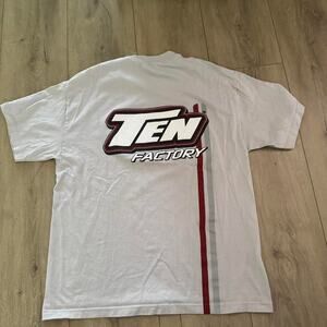 White ten factory t shirt with